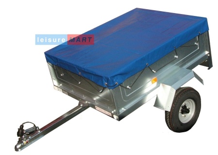 6 x 4 Blue PVC Trailer Cover (For Delivery Only)