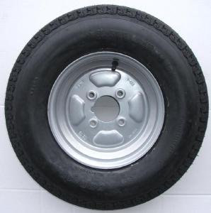 500 x 10 Wheel and Tyre 6 Ply 4" PCD